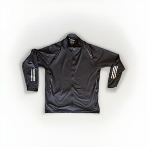 Adidas ClimaWarm Full Zip Jacket Mens XL Black Athletic Running Track Jacket